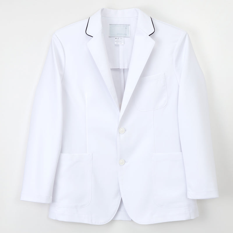 男款 平織醫師袍<br>輕盈剪裁 經典西裝版型<br>CJ-3315