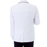 男款 平織醫師袍<br>輕盈剪裁 經典西裝版型<br>CJ-3315