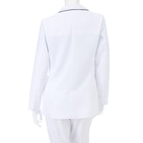 女款 平織醫師袍<br>輕盈剪裁 經典西裝版型<br>CJ-3325