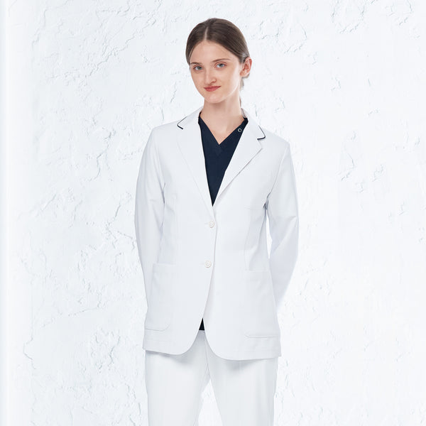 女款 平織醫師袍<br>輕盈剪裁 經典西裝版型<br>CJ-3325