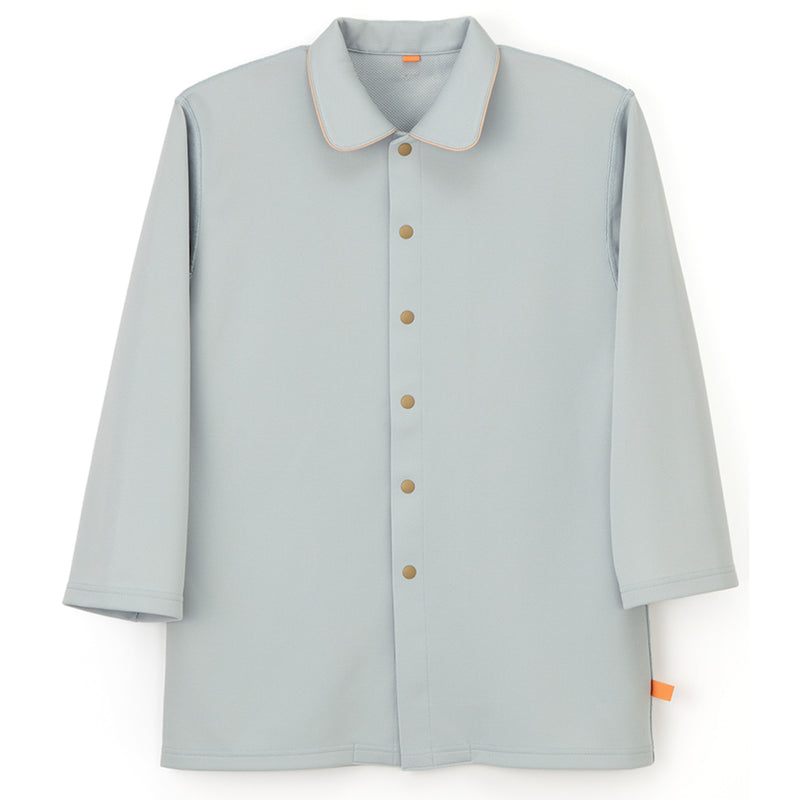 男女通用款 針織健檢服上衣<br>高機能 壓扣設計<br>EK-1506