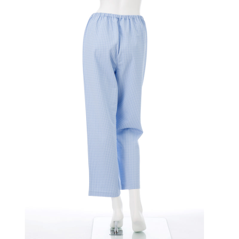 男女通用款 針織病人服褲子<br>品味格紋 × 機能兼備九分褲<br>FG-1513