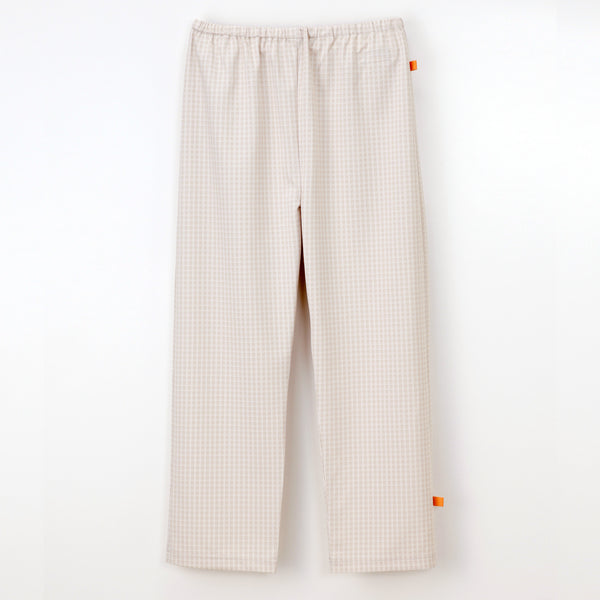 男女通用款 針織病人服褲子<br>品味格紋 × 機能兼備九分褲<br>FG-1513