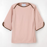 男女通用款 針織健檢服上衣<br>高級質感英倫風千鳥格<br>JK-1496