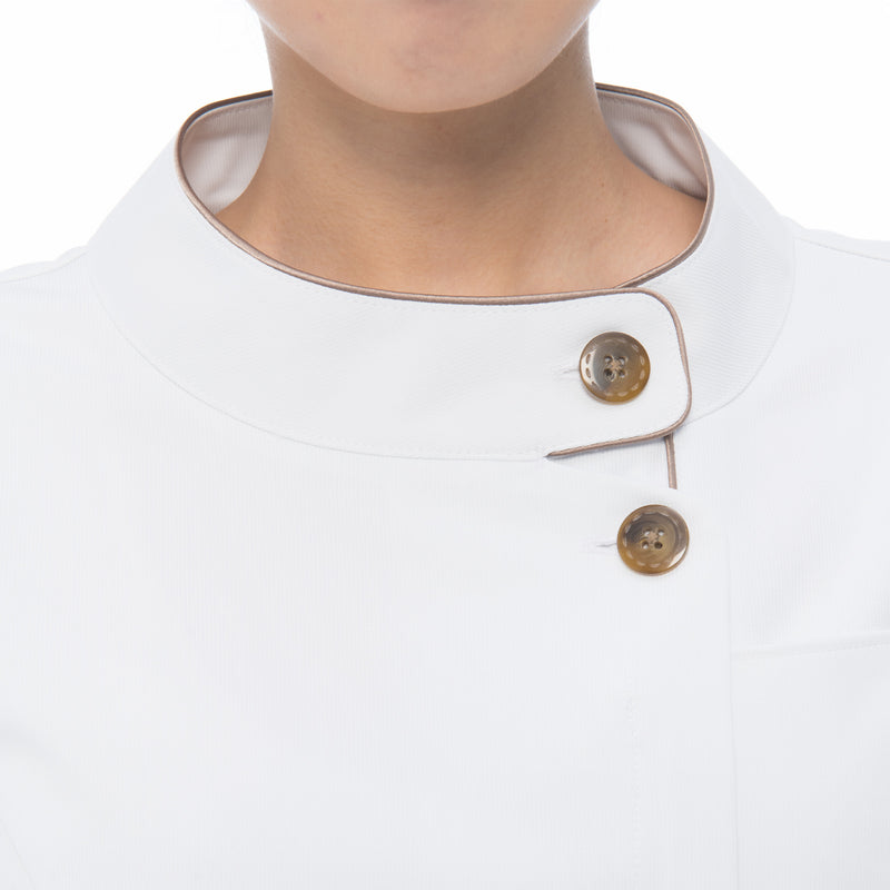 女款 針織優雅上衣<br>優雅立領 × 涼感彈性機能工作服<br>LX-3692