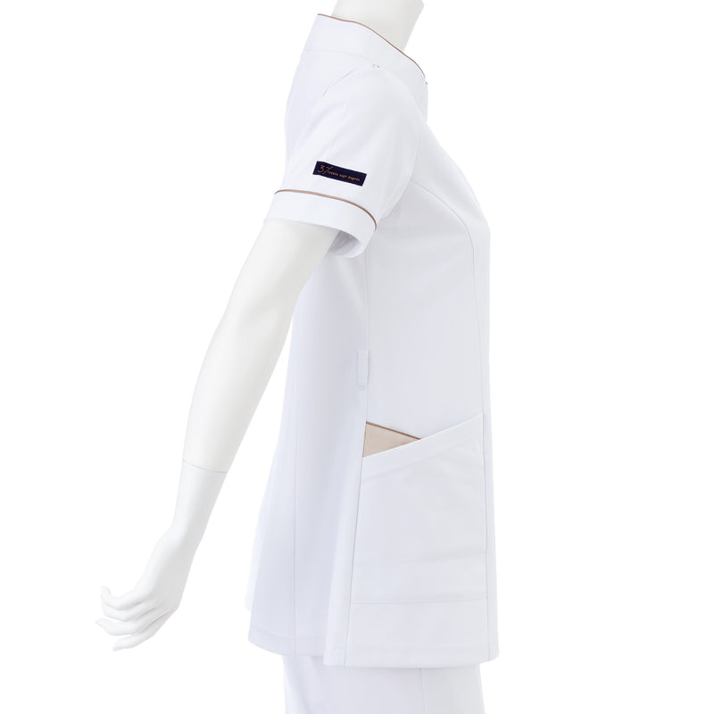 女款 針織優雅上衣<br>優雅立領 × 涼感彈性機能工作服<br>LX-3692