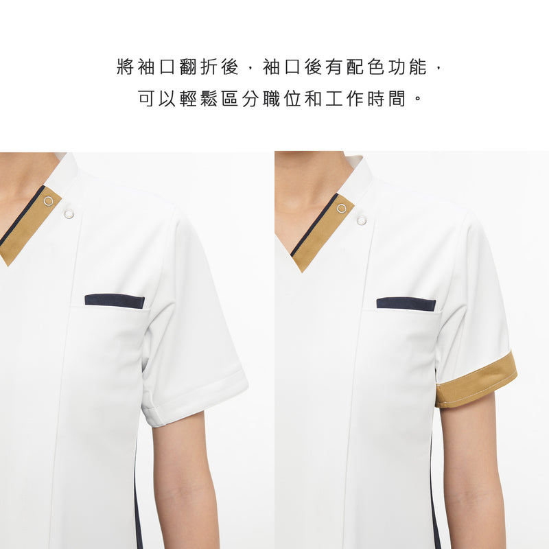 男女通用款 高機能針織刷手衣<br>時尚 × 機能兼備前開式拉鍊<br>LX-5527