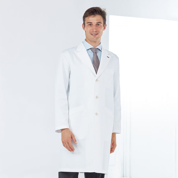 男款 葛城織醫師袍<br>綿感自然 × 寬鬆剪裁的舒適風格<br>PP-3300