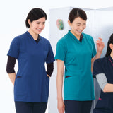 女款 針織刷手衣<br>涼感 前開式拉鍊<br>RF-5142