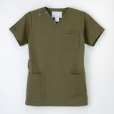 男女通用款 針織刷手衣 <br>涼感 套頭式 自然色系<br>RF-5502