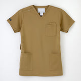 男女通用款 針織刷手衣 <br>涼感 套頭式 自然色系<br>RF-5502