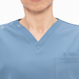 男女通用款 針織刷手衣 <br>涼感 套頭式 自然色系<br>RF-5502