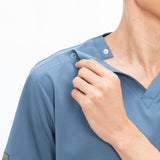 男女通用款 針織刷手衣 <br>涼感 套頭式 自然色系<br>RF-5502