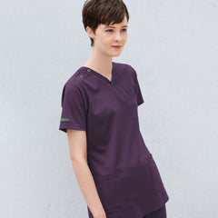 男女通用款 針織刷手衣 <br>涼感 套頭式 自然色系<br>RF-5502