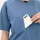 男女通用款 針織刷手衣<br>涼感 前開式拉鍊<br>RF-5512