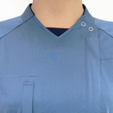 男女通用款 針織刷手衣<br>涼感 前開式拉鍊<br>RF-5512