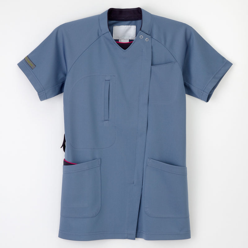 男女通用款 針織刷手衣<br>涼感 前開式拉鍊<br>RF-5512