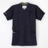 男女通用款 針織刷手衣<br>涼感 前開式拉鍊<br>RF-5512