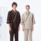 男女通用款 針織健檢服上衣<br>高機能 甚兵衛羽織型<br>FK-1481