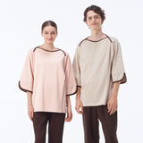 男女通用款 針織健檢服上衣<br>高級質感英倫風千鳥格<br>JK-1496