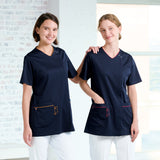 女款 針織刷手衣<br>米飛兔 涼感 前開式拉鍊<br>MFF-5837