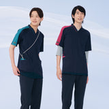 男款 針織刷手衣<br>涼感 前開式拉鍊<br>RF-5197